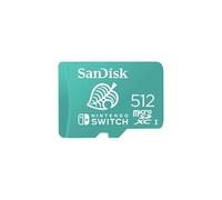 SanDisk Carte mémoire microSDXC pour Nintendo Switch 512 Go UHS-I U3 Class10
