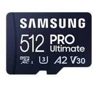 Carte mémoire microSDXC Samsung Pro Ultimate 512 Go Bleu + lecteur Bleu G