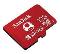 Carte Mémoire MicroSDXC SanDisk 128 Go pour Nintendo Switch SDSQUAR-064G-GN6MA licence Nintendo G