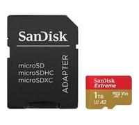 Carte mémoire microSDXC SanDisk Extreme 1 To + adaptateur SD jusqu'à 160 Mo/s, avec la Classe de vitesse UHS 3 (U3), V30 G