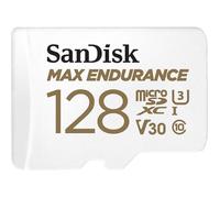 Carte mémoire microSDXC SanDisk MAX ENDURANCE Video Monitoring 128 Go + Adaptateur SD 60 000 heures