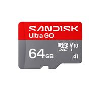 Carte mémoire microSDXC - SANDISK - Ultra GO - 64 Go - A1 V10 - Jusqu'à 140 Mo/s