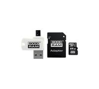 Carte mémoire microSDXC UHS-I - GOODRAM M1A4 All in One - 64 Go - Vitesse de lecture jusqu'à 60 Mo/s