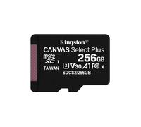 Carte mémoire microSDXC UHS-I - Kingston - Canvas Select Plus - 256 Go - Classe 10 - V30