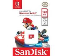 Carte mémoire microSDXC UHS-I SanDisk 128 Go pour Nintendo Switch G