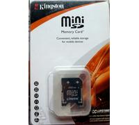 CARTE MÉMOIRE MINI SD 256 MÉGAOCTETS KINGSTON