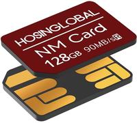 Carte Mémoire Nano 128Go 90Mo/S Compatible Uniquement Avec Huawei P30/P40/P50 Series/Mate20 Series/Mate30 Series/Mate40 Series/Mate 50 Series Nano 128Go Rouge.