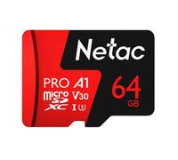 Carte mémoire - Netac - MicroSD U1 C10 - 32 Go - Noir - Compatible téléphones et caméras