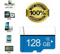 Carte Mémoire - Non spécifié -Bleu 128 Go - Class 10 - Adaptateur inclus - Compatible avec plusieurs appareils