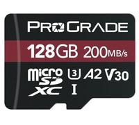 Carte mémoire ProGrade Digital microSDXC UHS-I V30 Strontium (128 Go)