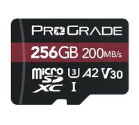 Carte mémoire ProGrade Digital microSDXC UHS-I V30 Strontium (256 Go)
