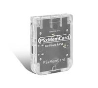 Carte mémoire PS1 avec Carte Micro SD de 512 Mo, Carte mémoire de Jeu Haute Vitesse pour Console PS1 et PS One, Prend en Charge la Mise à Niveau du micrologiciel et enregistre Les données de Jeu