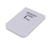 Carte mémoire PS1 de 1 Mo, cartes mémoire pour console ABS, carte mémoire légère compatible avec système de jeu PS1 Classic, gris, 5,6 x 4,2 x 0,7 cm, 1 pièce