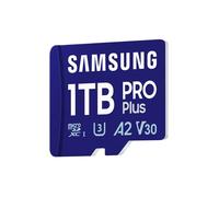 CARTE MEMOIRE SAMSUNG 1 To MICRO SD PRO PLUS 2023 avec adaptateur SD 4K classe 10 Lecture 180 Mo/s Ecriture 130 Mo/s MB-MD1T0SA/EU
