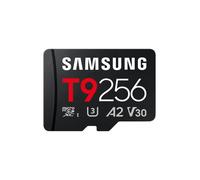 Samsung T9 Carte microSD, 256 Go, Carte mémoire pour Drones, caméras d'action et caméras à 360°, UHS-I U3, Full HD & 4K UHD, 200 Mo/s en Lecture, 130 Mo/s en écriture, MB-MH256T/WW