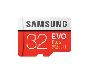 Carte mémoire Samsung EVO PLUS Micro-SDXC incluse. Adaptateur