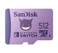 Carte Mémoire Sandisk 512G GN6ZK POKEMON Gengar Violet