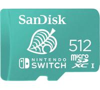 CARTE MEMOIRE SanDisk Carte microSDXC UHS-I pour Nintendo Switch 512 Go jusqu'à 100 Mo/s - Produit sous licence Nintendo