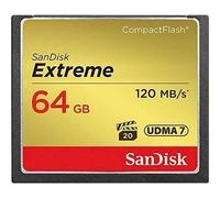 Carte mémoire SanDisk Extreme CompactFlash UHS-I VPG-20, 64 Go