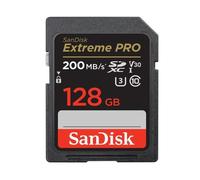 Carte Mémoire - SanDisk - Extreme Pro - 128Go - UHS-I - 200Mo/s - Classe 10, U3, V30