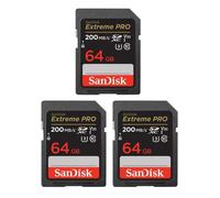 Carte Mémoire - SANDISK - Extreme Pro - 64Go - 200Mo/s - UHS-I 2022