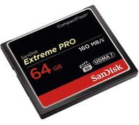 Carte memoire Sandisk Extreme Pro CompactFlash CF 160 mb/s haute vitesse 64 go