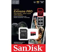 Carte Mémoire SanDisk Extreme Pro Micro SD UHS-I 32GB 64GB 128GB 256GB 512GB 1TB