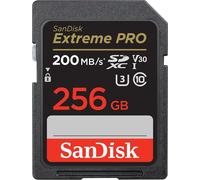 Carte mémoire SD SanDisk Extreme Pro SDXC UHS-I U3 Class10 256 Go C