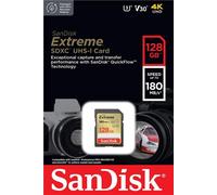 Carte Mémoire SanDisk Extreme SD UHS-I 4K-UHD 32GB 64GB 128GB 256GB 512GB