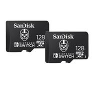 Lot de 2 SanDisk 128Go Fortnite microSDXC Carte pour Nintendo Switch, Carte mémoire sous licence Nintendo