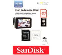 Carte Mémoire SanDisk High Endurance microSD UHS-I U3 32GB 64GB 128GB 256GB