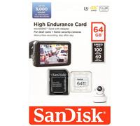 Carte Mémoire SanDisk High Endurance microSD UHS-I U3 32GB 64GB 128GB 256GB