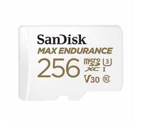 Carte mémoire - Sandisk - Max Endurance - 256 Go - Micro SDHC - Classe 10 - Noir