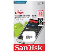Carte Mémoire SANDISK Micro SD SDHC SDXC ( Capacité : 8 16 32 ou 64 Go Gb Giga )