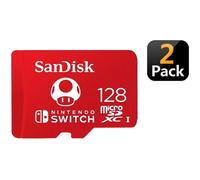 2PCS Carte microSDXC SanDisk 128 Go pour Nintendo Switch (PAQUET DE 2)