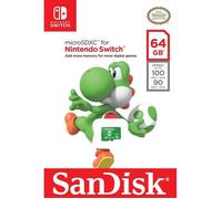 Carte mémoire SANDISK - Nintendo Switch - 64 Go - Micro SDXC - Classe 10