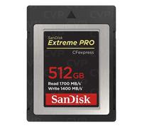Carte mémoire - SanDisk - SDCFXPRESS - 512 Go - 1700 Mo/s lecture - 1400 Mo/s écriture - Noir