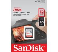 Carte mémoire SanDisk SDSDUNC-032G-GN6IN Ultra SDHC 32 Go Gris Gris G