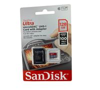 Carte Mémoire SanDisk Ultra 128GB microSDXC (SDSQUAR-128G-GN6IA) Neuve