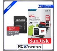 Carte mémoire SanDisk Ultra MicroSDXC 128Go (UHS-I U1- C10 / SDSQUAR-128G-GN6MA)
