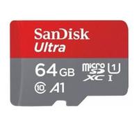 Carte Mémoire SanDisk Ultra MicroSDXC UHS-I 64 Go avec Adaptateur microSD, microSDHC et microSDXC G