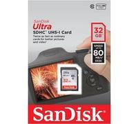 Carte mémoire SanDisk Ultra SDHC UHS-I 32 Go Carte Memory Stick Carte SD Gris G