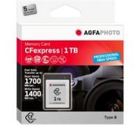 Carte Mémoire SD AgfaPhoto CFexpress Professional 10443 1000Go Flash NAND 1700Mo/s Noir Noir G