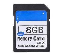 Carte mémoire SD Haute Vitesse, Carte Flash de données Pleine capacité, Transfert Rapide, Puce de Stockage en Plastique Portable, Vitesse de Lecture 80-100 M/S pour Appareil (8G)