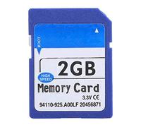 Carte mémoire SD Haute Vitesse, Carte Flash de données Pleine capacité, Transfert Rapide, Puce de Stockage en Plastique Portable, Vitesse de Lecture 80-100 M/S pour Appareil (2G)