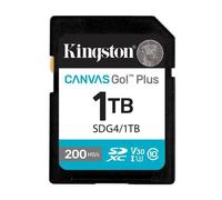 Kingston Carte mémoire SDXC Canvas Go Plus Gen4 200 Mo/s C10 UHS-I U3 V30 1 To