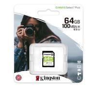 Carte Mémoire SD Kingston Canvas Select 64GB SDXC UHS-I SD-Class 10