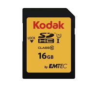 Carte mémoire SD KODAK UHS-1 U1 Class 10 - 16GB