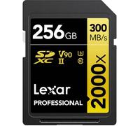 Carte mémoire SD - LEXAR - SD PRO GOLD SERIES - 256GB - V90 - UHS-II 2000X