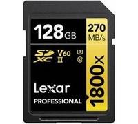 Carte mémoire SD Lexar SDXC 128 Go Noir et Jaune Noir et jaune G